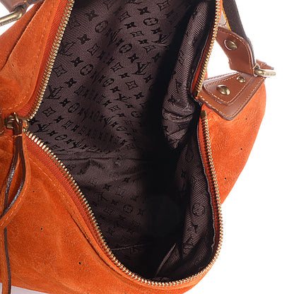 Louis Vuitton Suede Mahina Onatah GM Orange 4 of 6