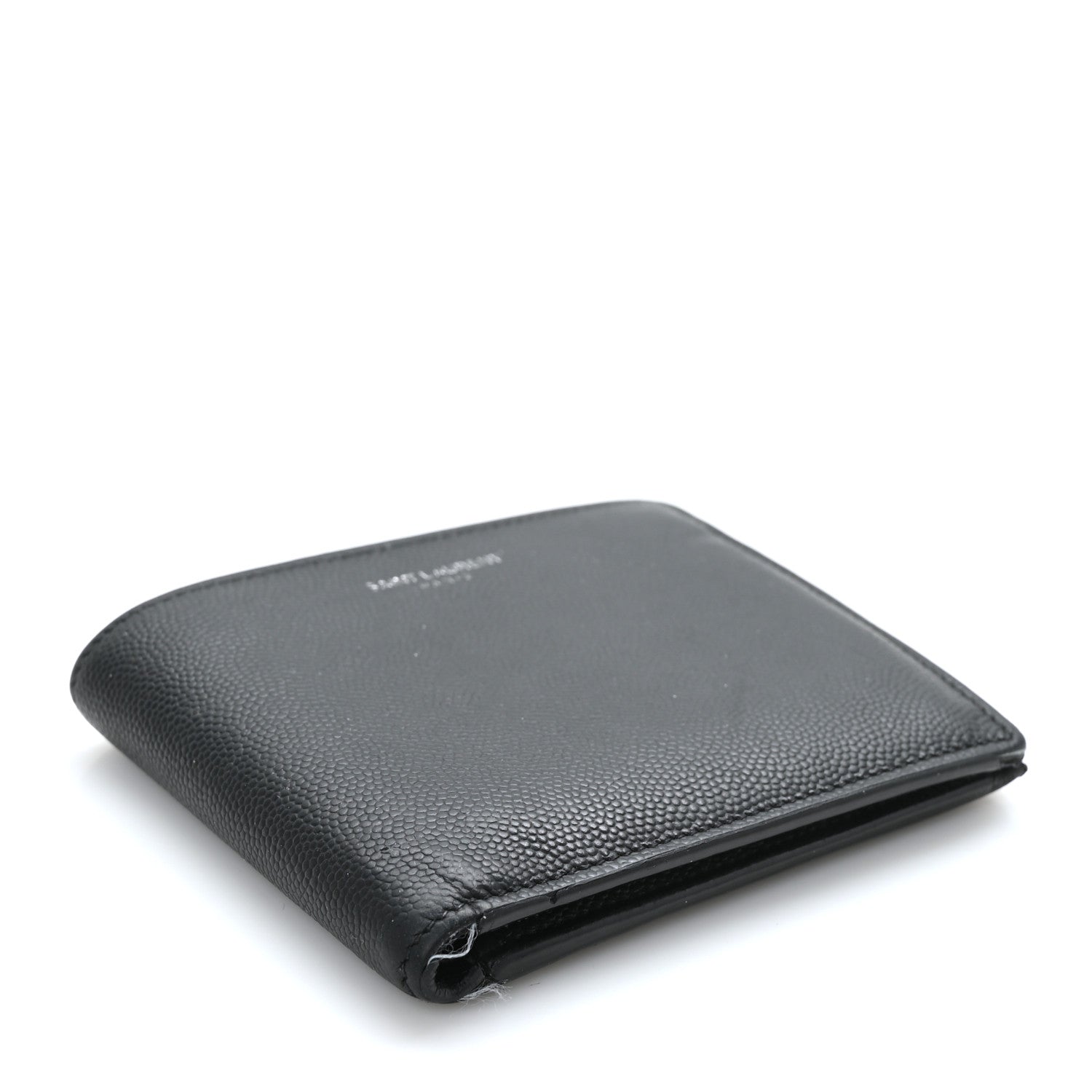 Saint Laurent Grain De Poudre Portefeuille Bi-Fold Wallet Black 4 of 10