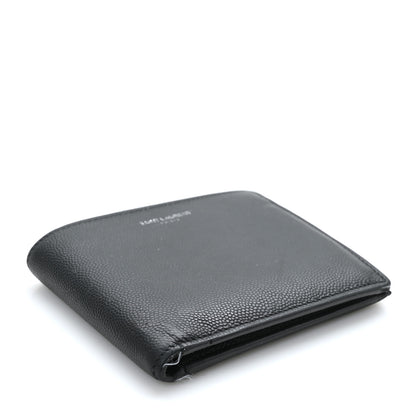 Saint Laurent Grain De Poudre Portefeuille Bi-Fold Wallet Black 4 of 10