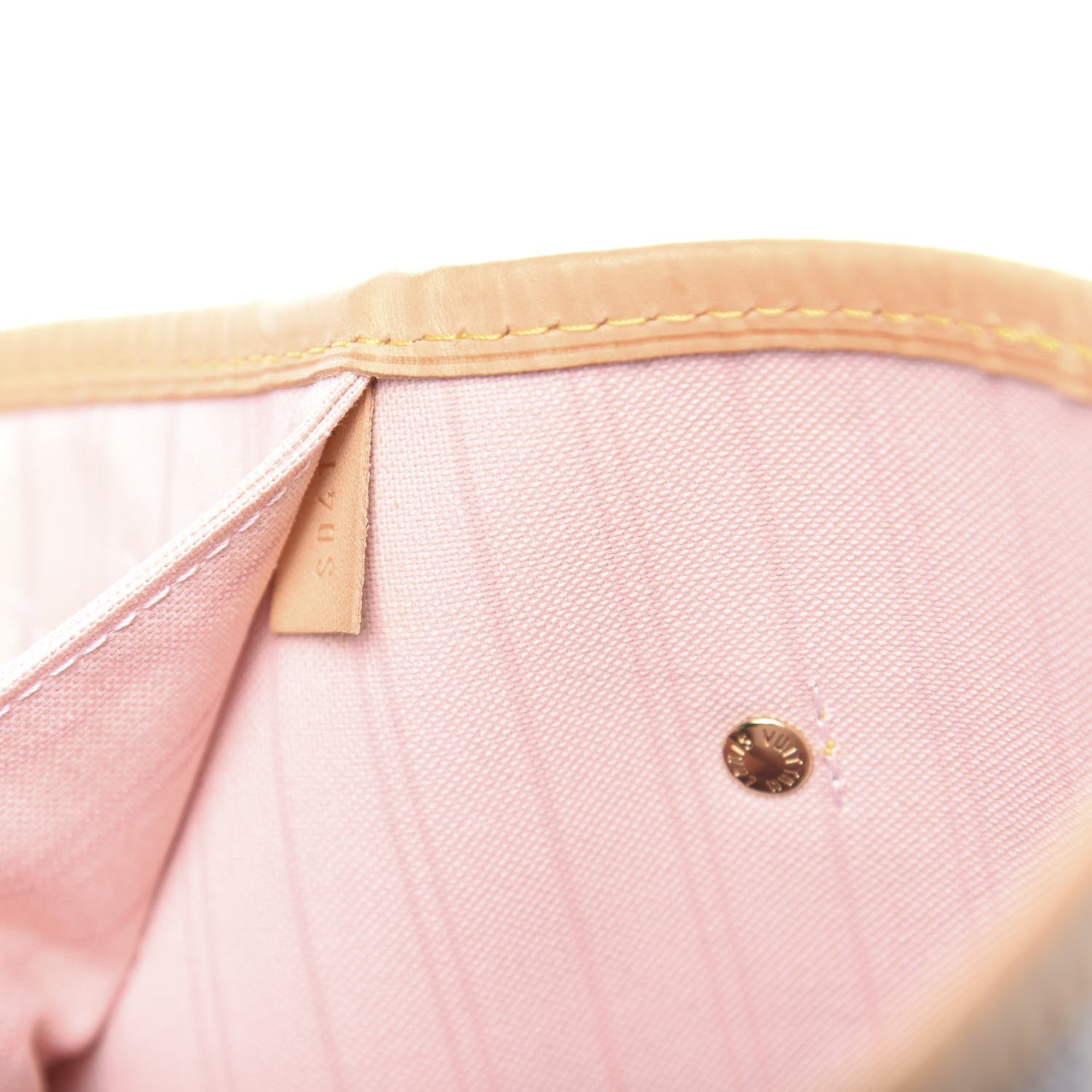Louis Vuitton Damier Azur Neo Neverfull MM Rose Ballerine 8 of 16