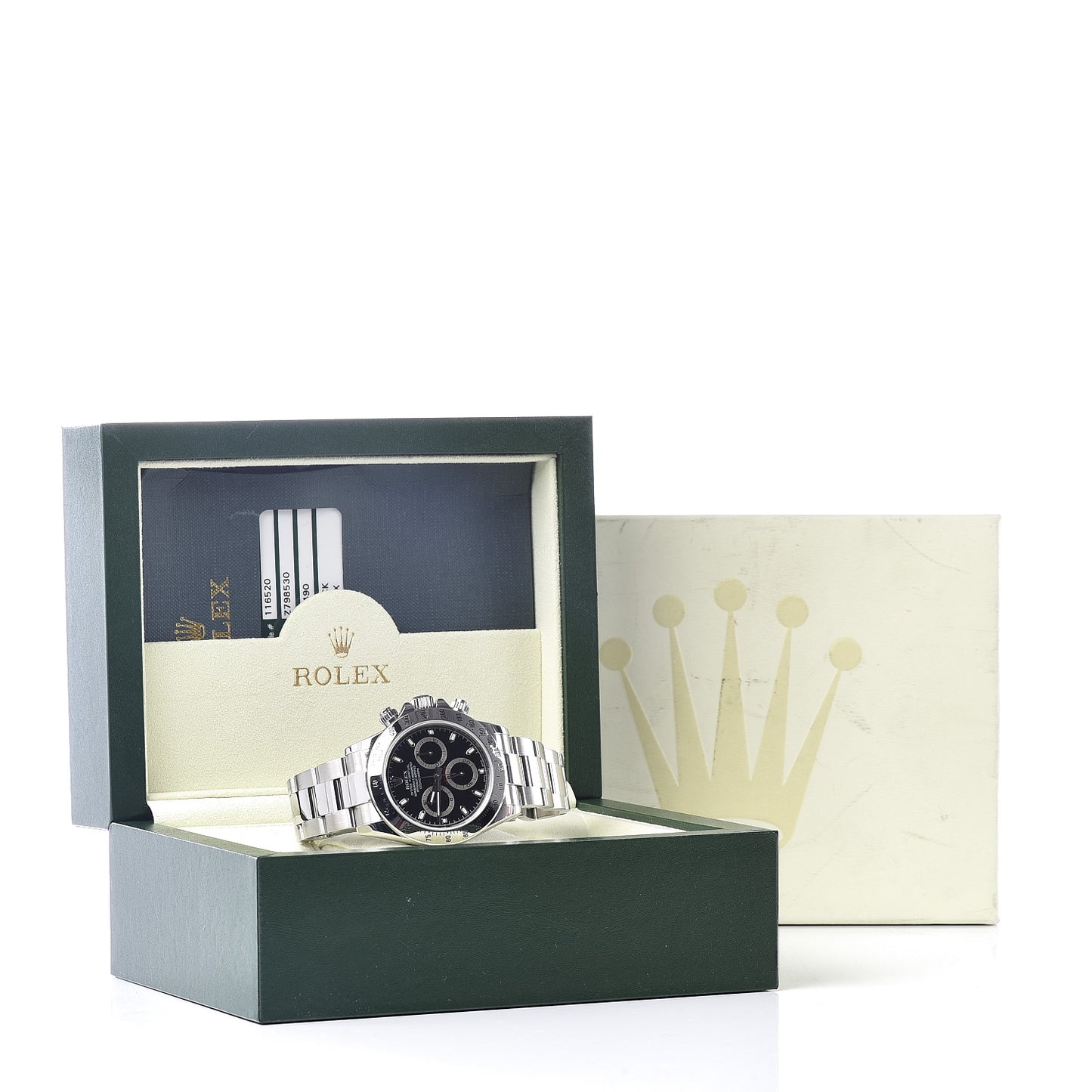Stainless Steel 40mm Oyster Perpetual Daytona Cosmograph Watch Black 116520