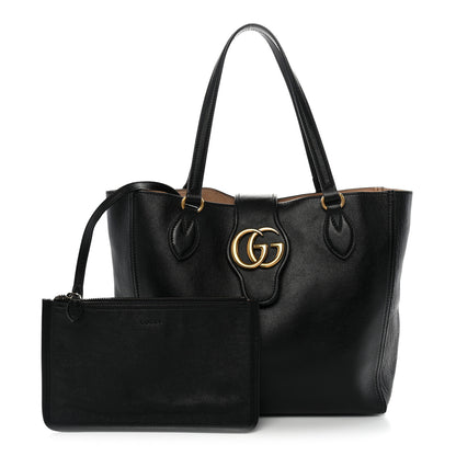 Gucci New Sakai Calfskin Lux Small Dahlia Tote Black 3 of 10