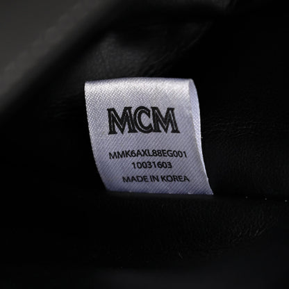 MCM Visetos Small Stark Backpack Phantom Grey 7 of 10