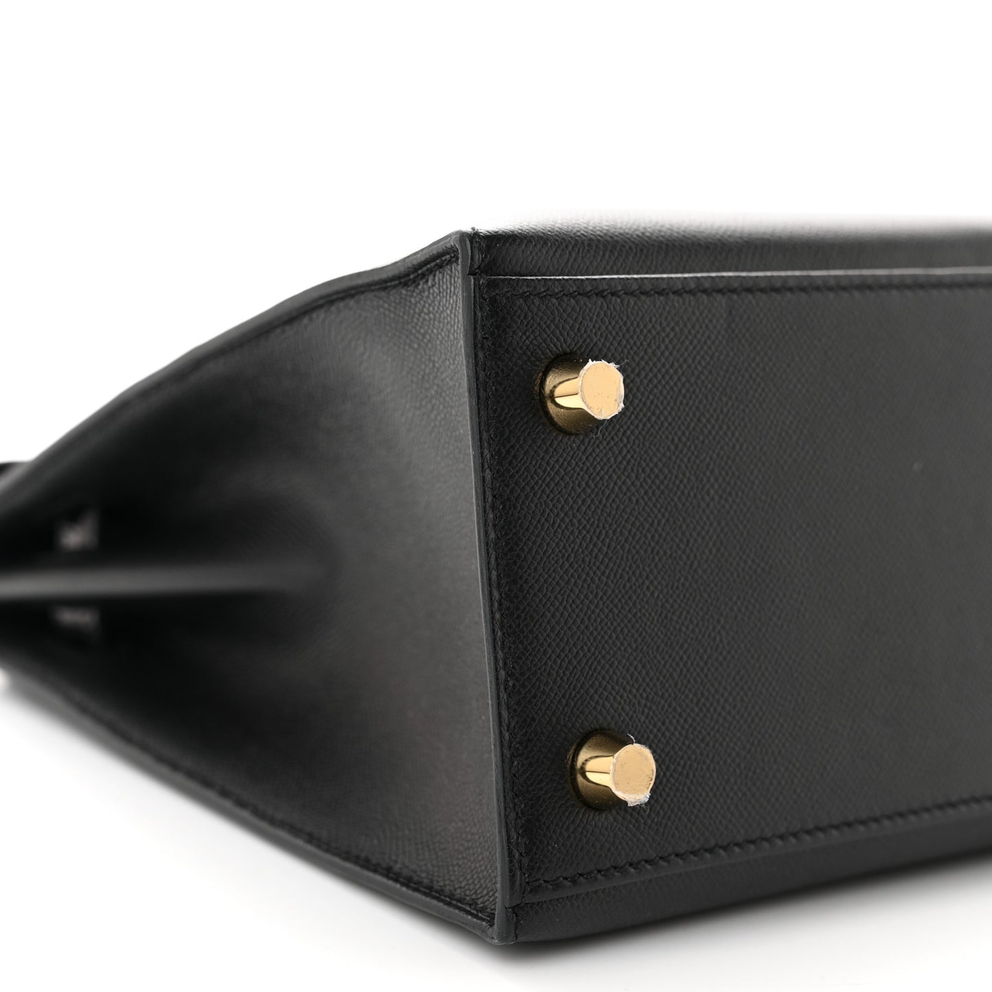 Madame Calfskin Shiny Niloticus Crocodile Kelly Sellier Touch 25 Black