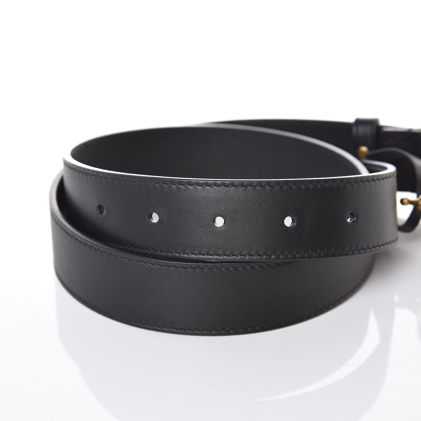 Calfskin Double G 30mm Belt 75 30 Black