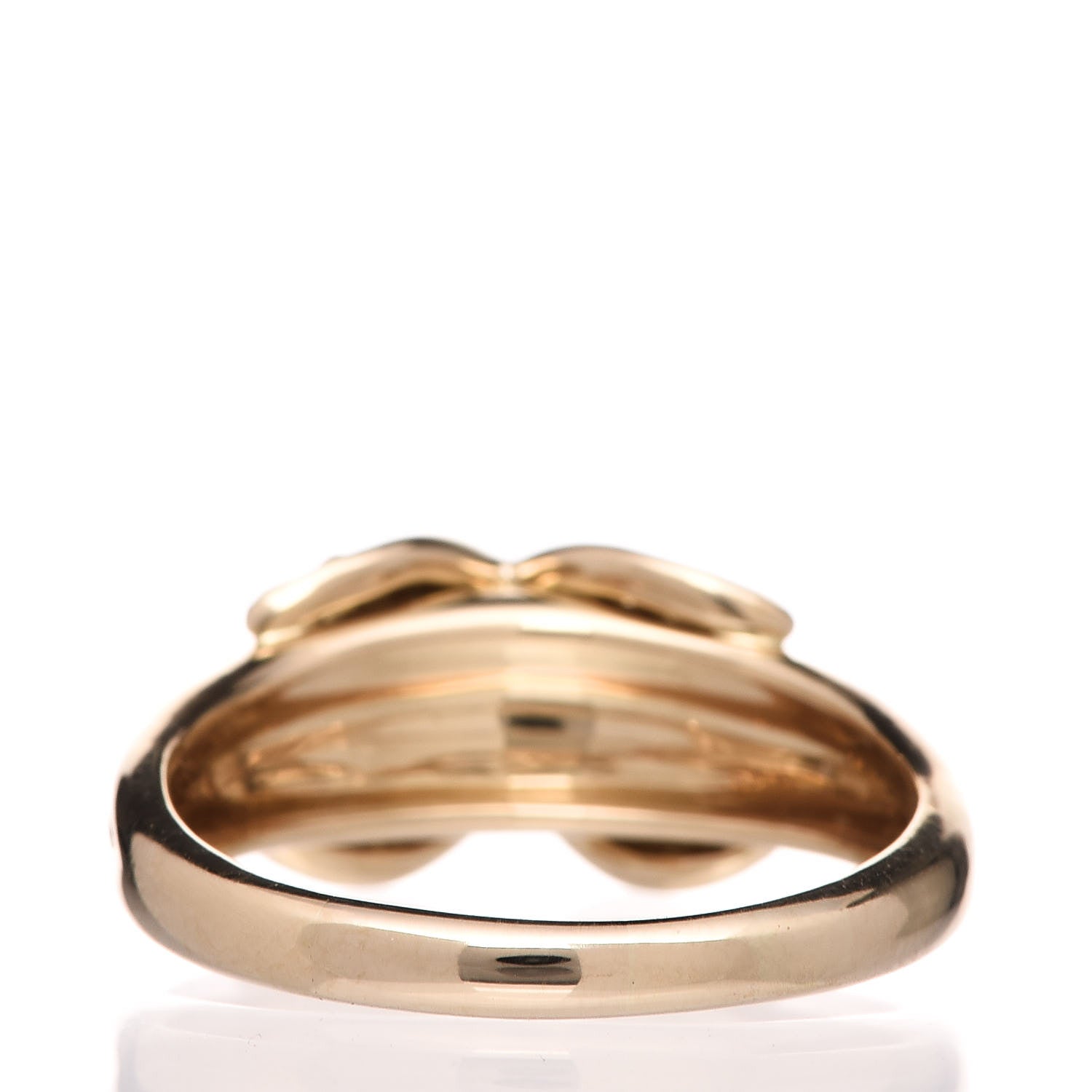 Tiffany 18K Yellow Gold Diamond Signature X Ring 57 8 4 of 6