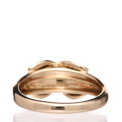 Tiffany 18K Yellow Gold Diamond Signature X Ring 57 8 4 of 6