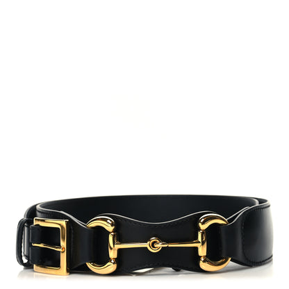 Gucci Efesto Leather Horsebit 25mm Belt 95 38 Black 2 of 6