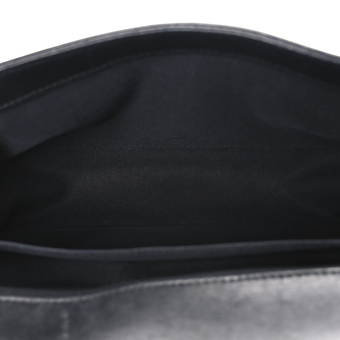 Lambskin Quilted Medium Boy Flap Black
