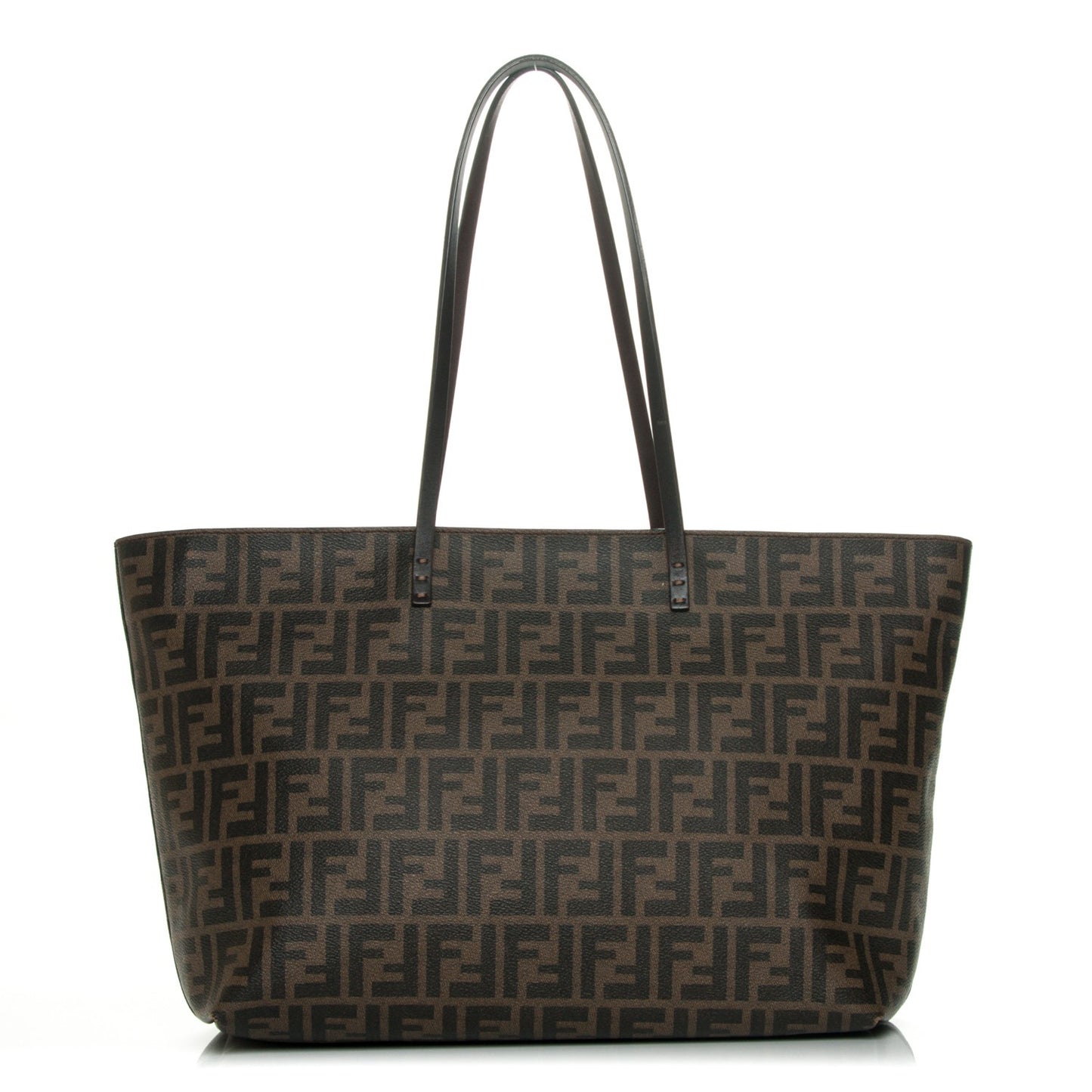 Zucca Spalmati Medium Roll Tote Tobacco Moro