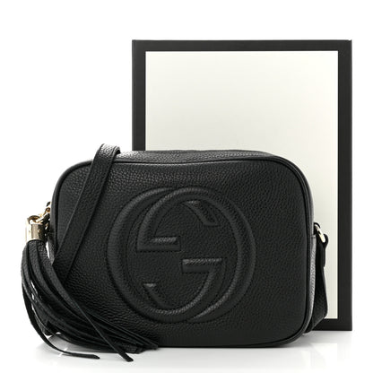 Gucci Pebbled Calfskin Small Soho Disco Bag Black 11 of 11
