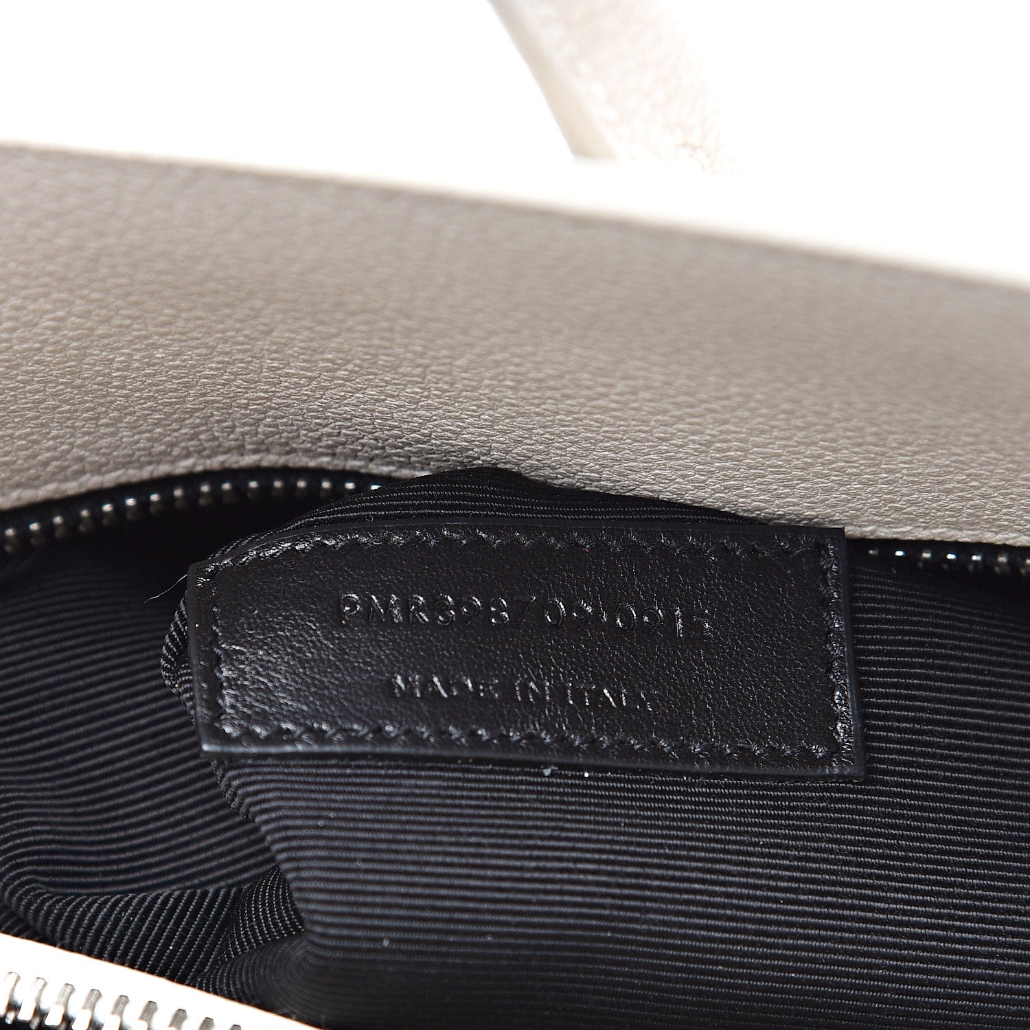 Saint Laurent Grained Calfskin Small Sac De Jour Dove White 6 of 14