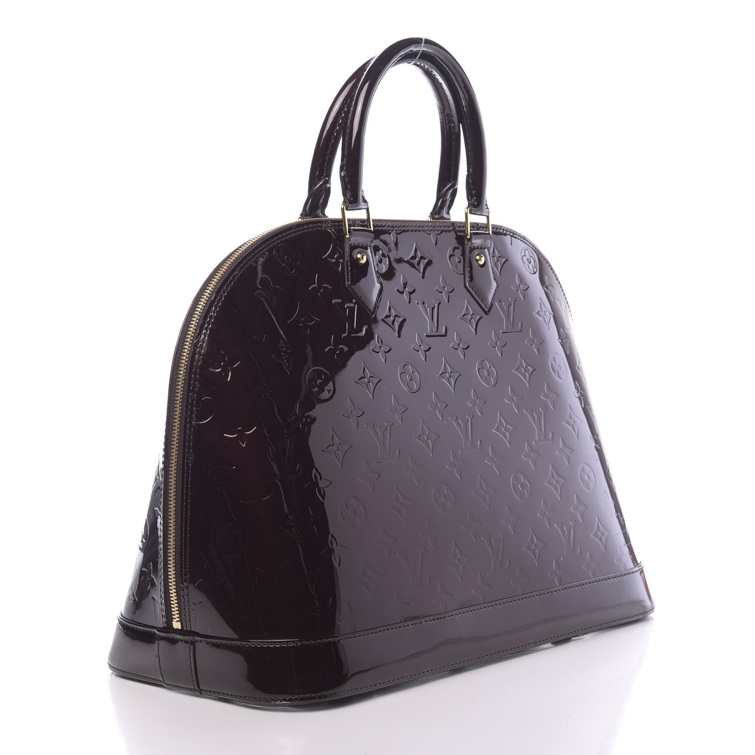 Louis Vuitton Vernis Alma GM Amarante 3 of 9