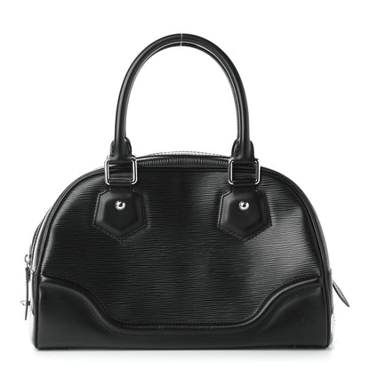 Louis Vuitton Epi Bowling Montaigne PM Black 1 of 8