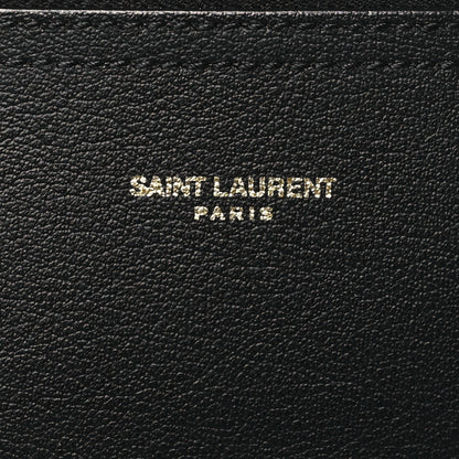 Saint Laurent Calfskin Large Shopping Tote Black 7 of 10