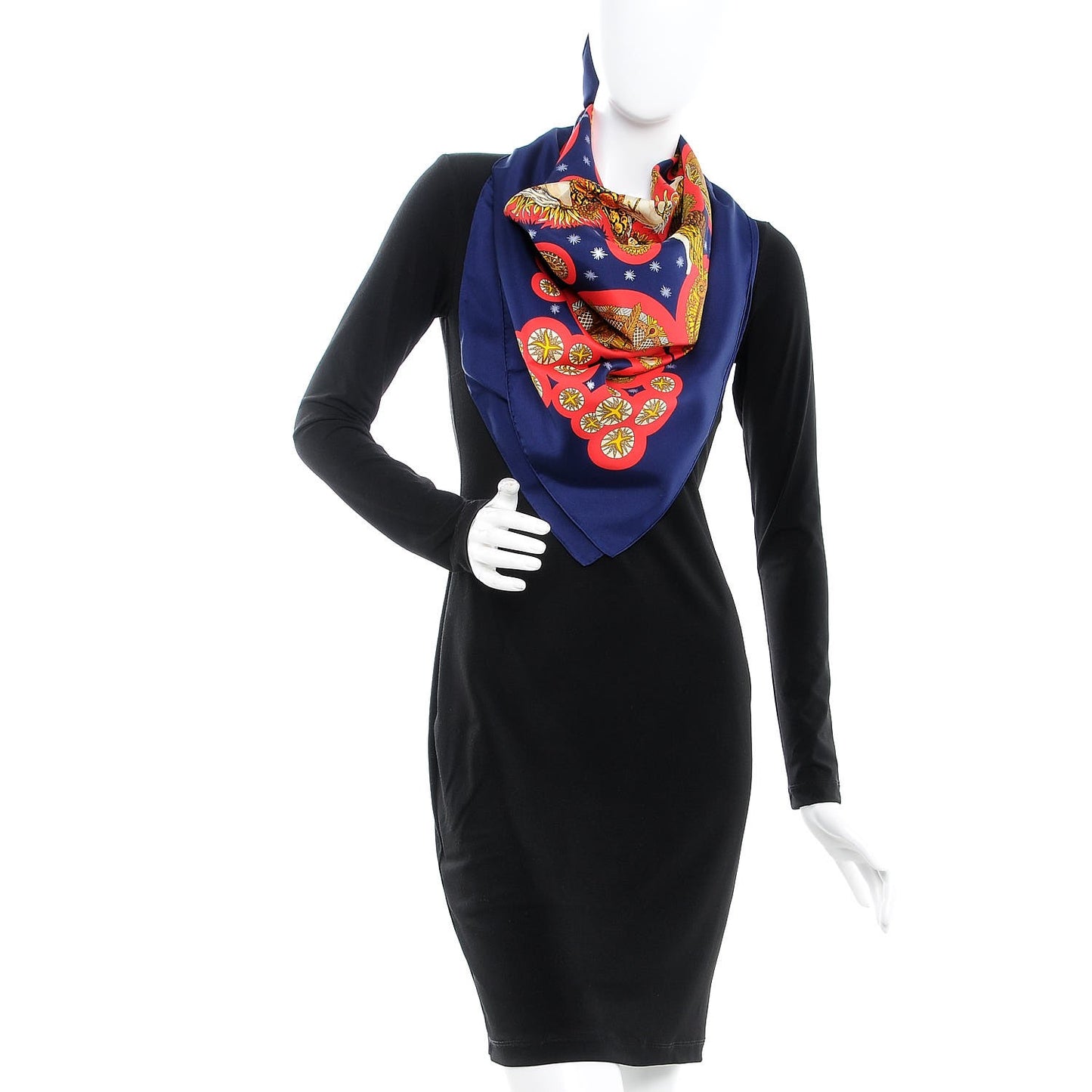 Silk Le Roy Soleil Scarf 90