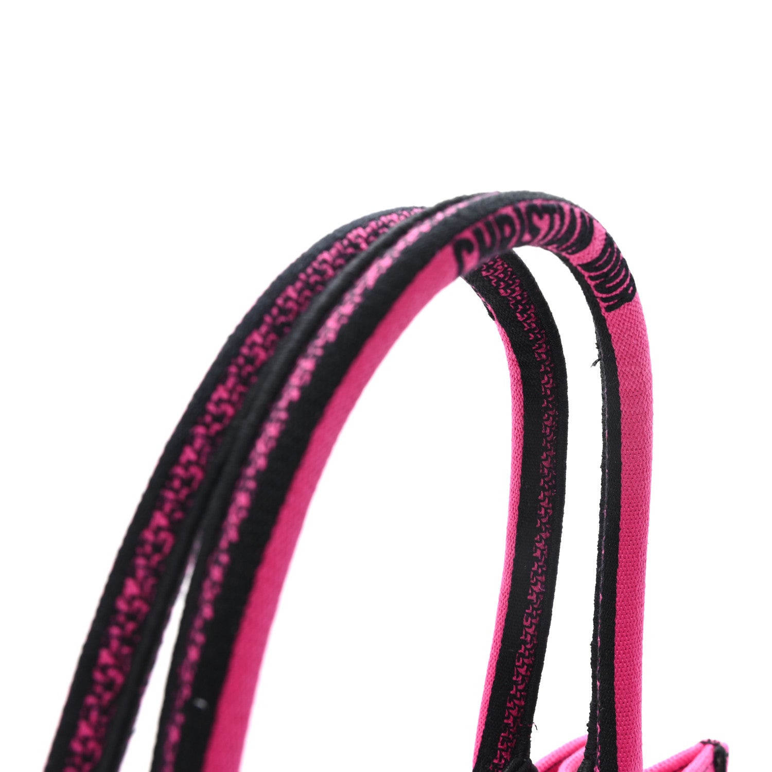 Christian Dior Canvas Embroidered Medium Jungle Pop Book Tote Fuchsia Multicolor 11 of 11