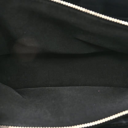 Chanel Sheepskin Quilted Mademoiselle Vintage Shopping Tote Black 6 of 11