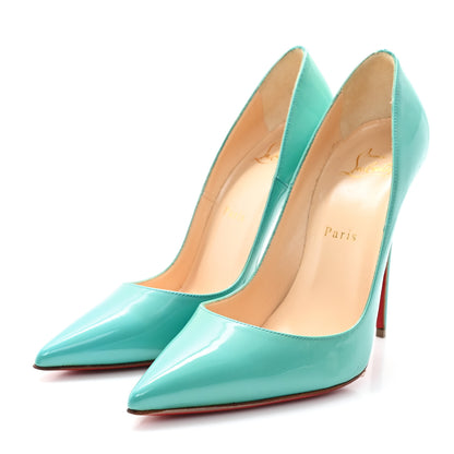 Christian Louboutin Patent So Kate 120 Pumps 38 Pacific 4 of 9