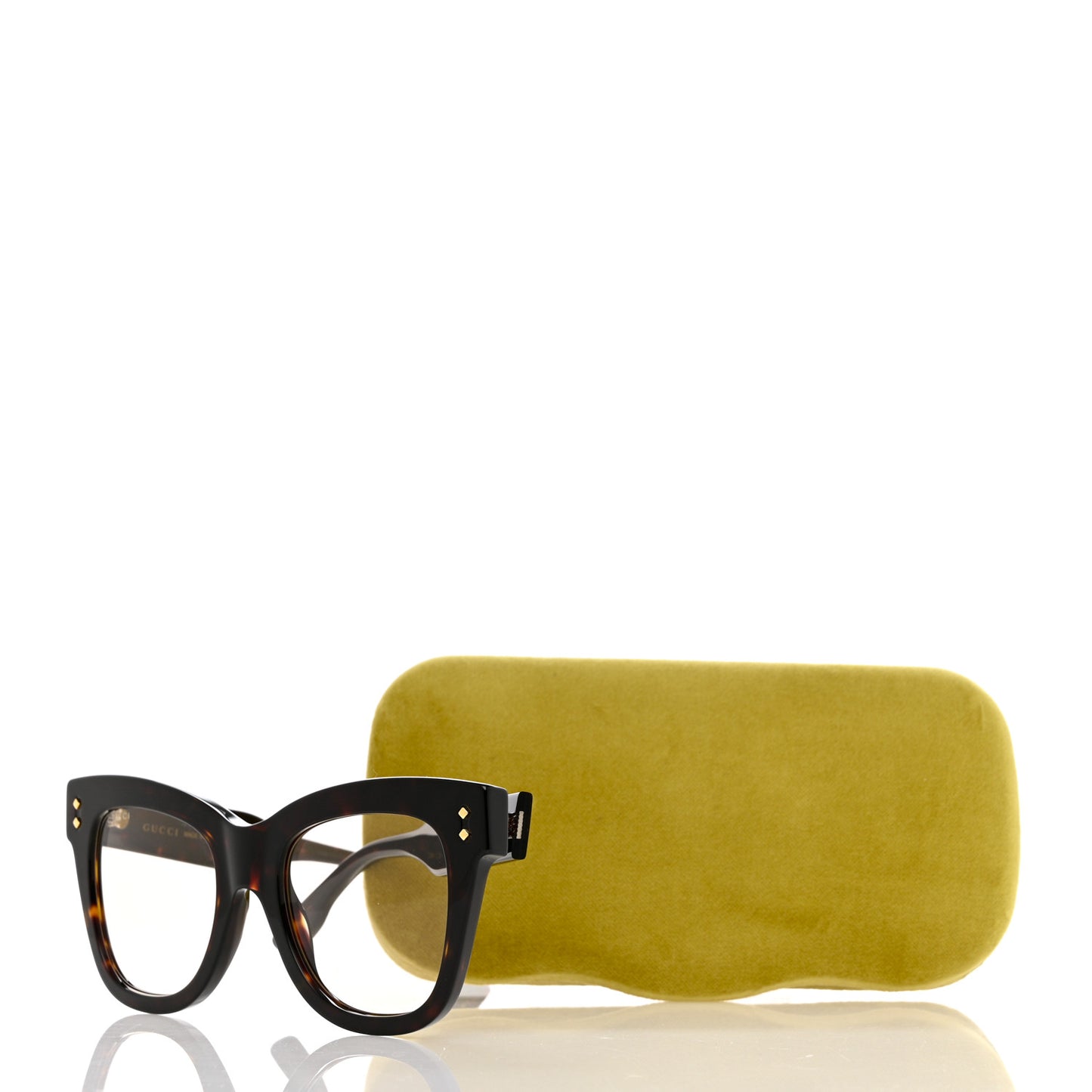 Acetate Square Frame Sunglasses GG1082S Black
