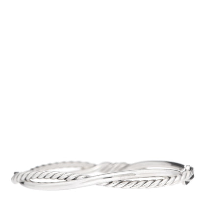 David Yurman Sterling Silver Diamond Continuance Full Pavé Bracelet 3 of 5