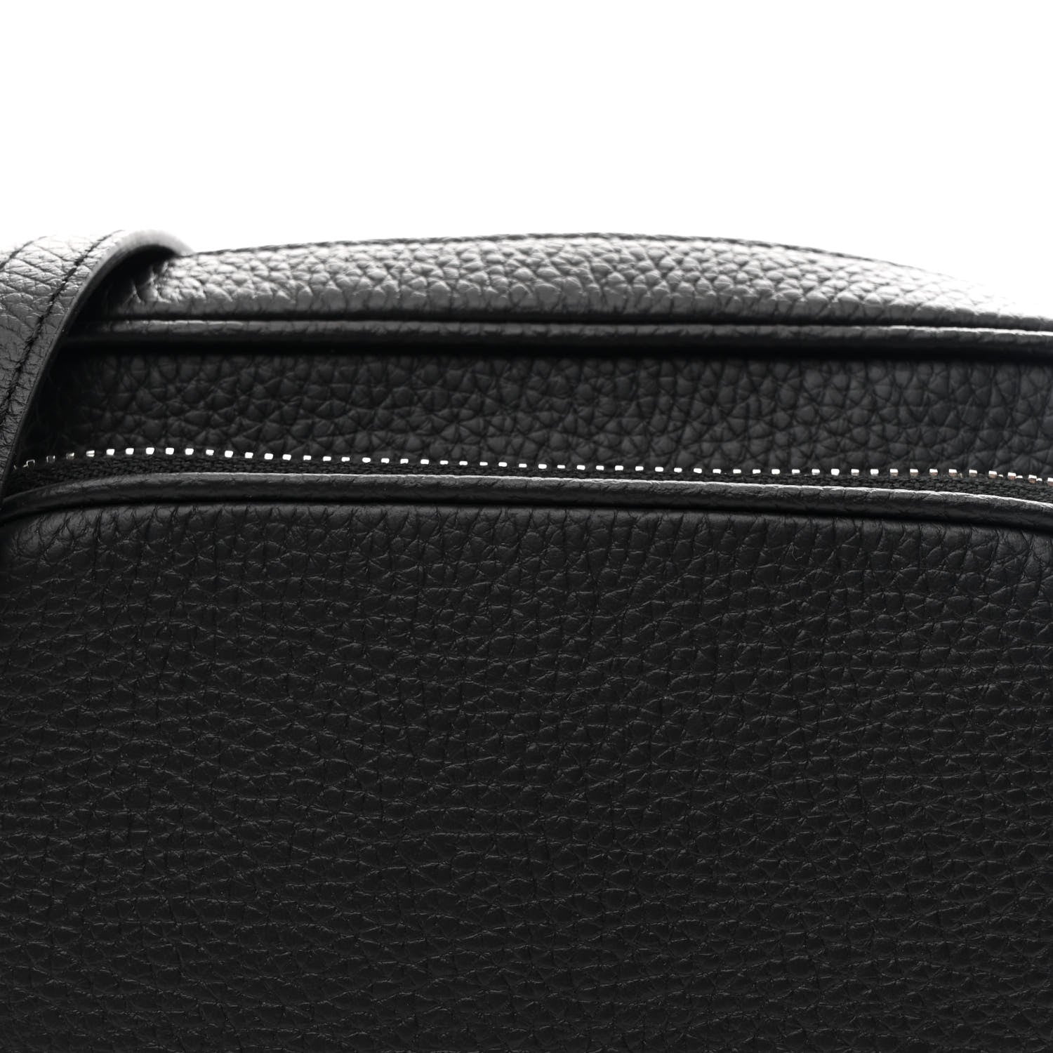 Burberry Grained Calfskin Small Camera Bag Black 1831098