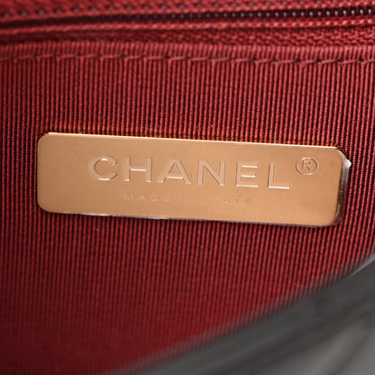 Chanel Lambskin Quilted Chain Infinity Waist Belt Bag Black 6 of 10