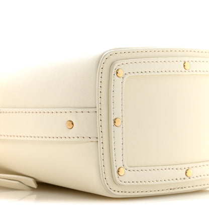 Chloe Smooth Calfskin Mini Roy Bucket Bag Natural White 9 of 12