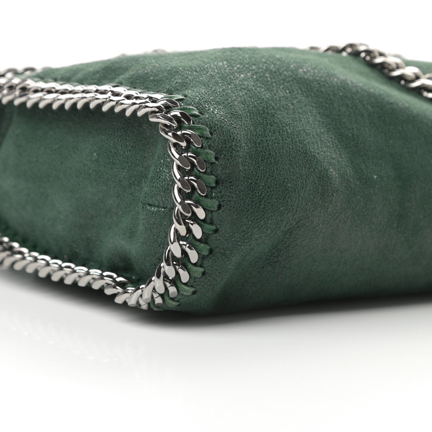 Stella McCartney Shaggy Deer Falabella Fold Over Tote Green 10 of 11