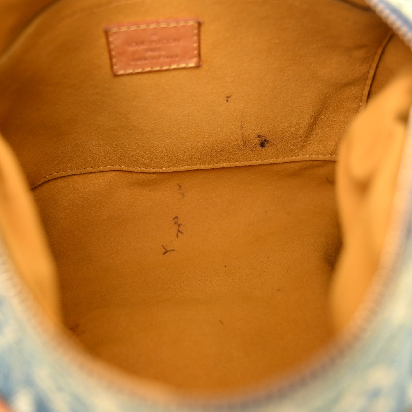 Monogram Denim Baggy PM Blue