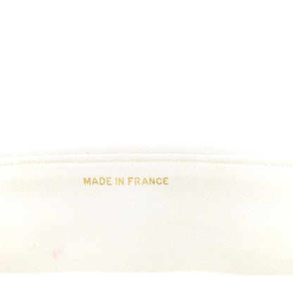 Chanel Lambskin Horizontal Quilted Small Double Flap White 7 of 13