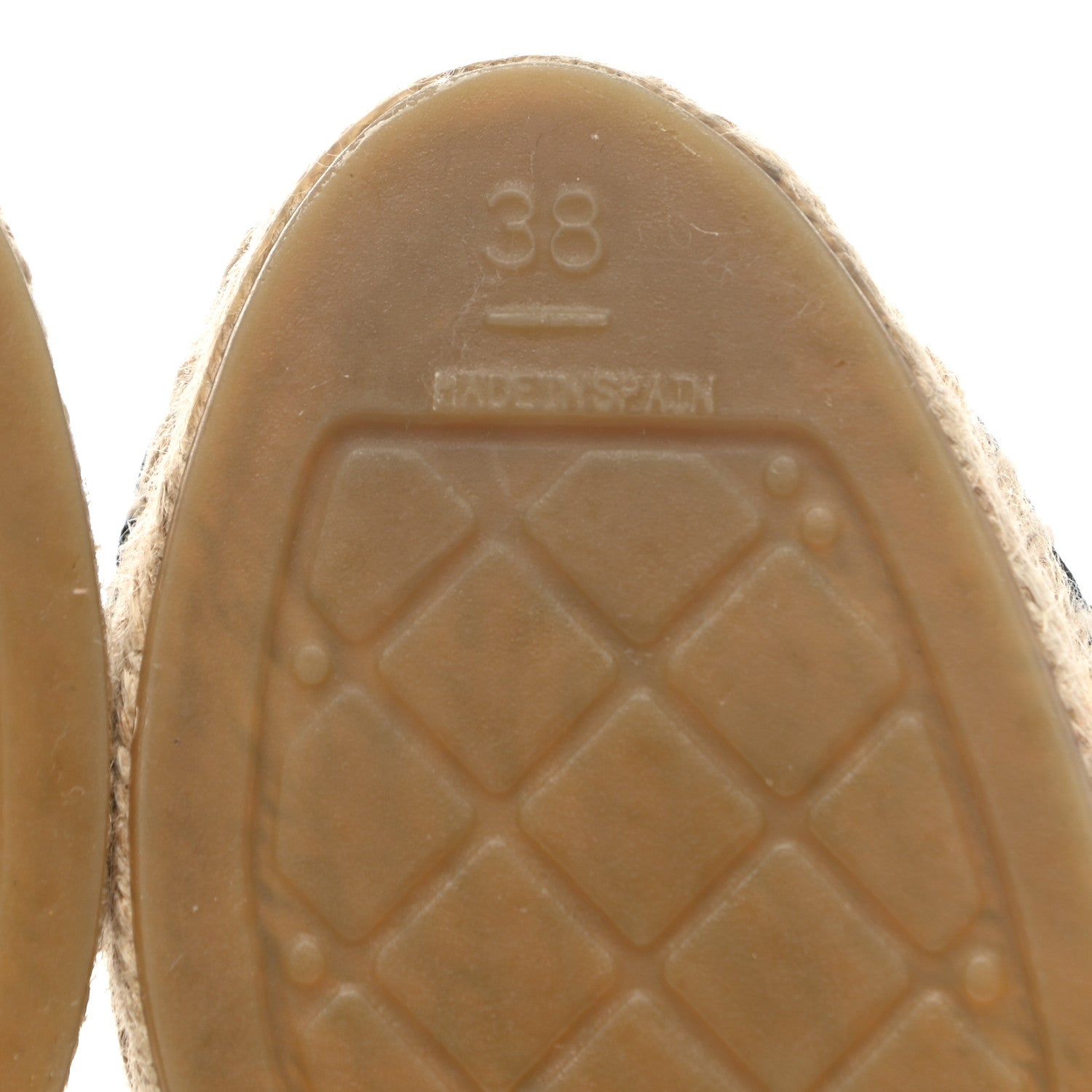 Chanel Tweed CC Espadrilles 38 Turquoise Multicolor 6 of 9