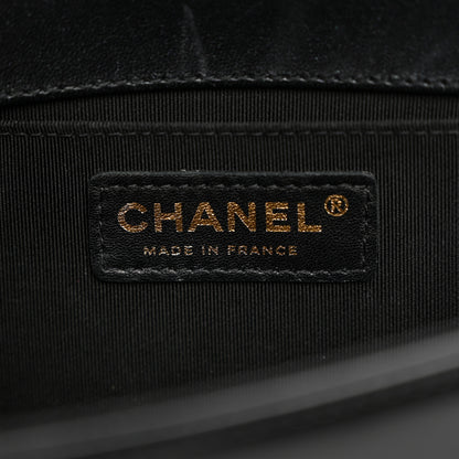 Chanel Patent Calfskin Quilted Medium Boy Flap Black 6 of 12