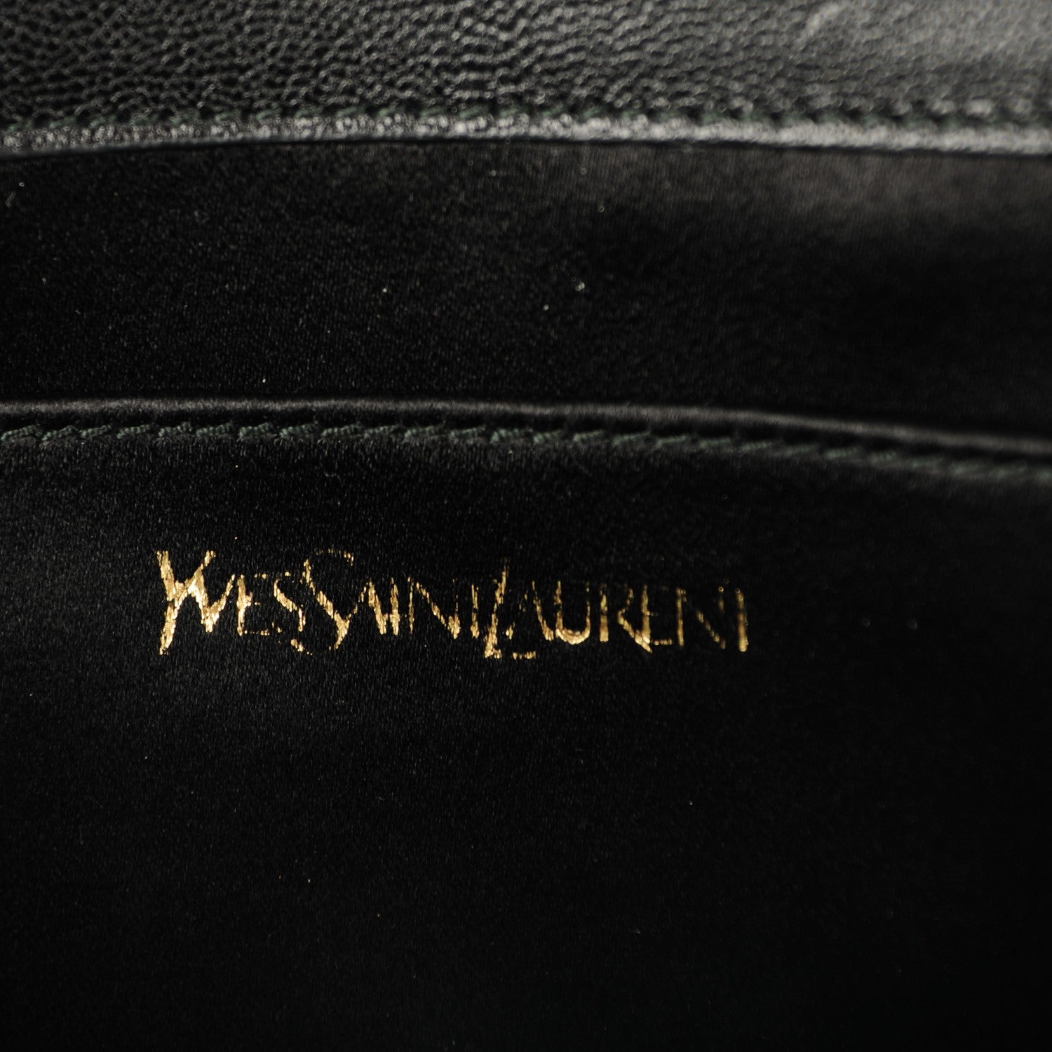 Saint Laurent Goatskin Monogram Large Belle De Jour Clutch Black 6 of 7