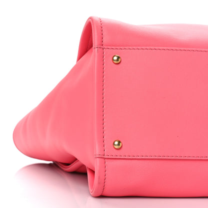 Chanel Calfskin Medium Deauville Tote Coral Pink 9 of 13