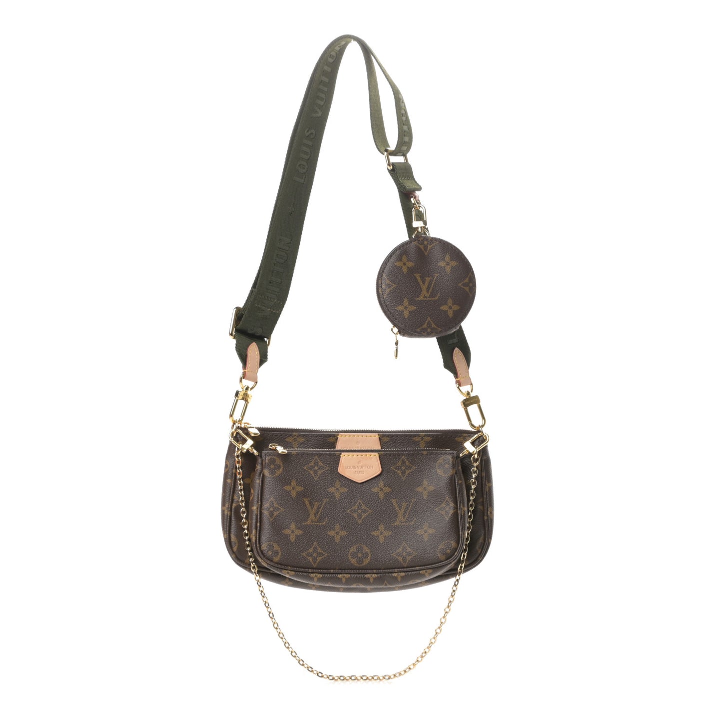 Monogram Multi Pochette Accessories Kaki