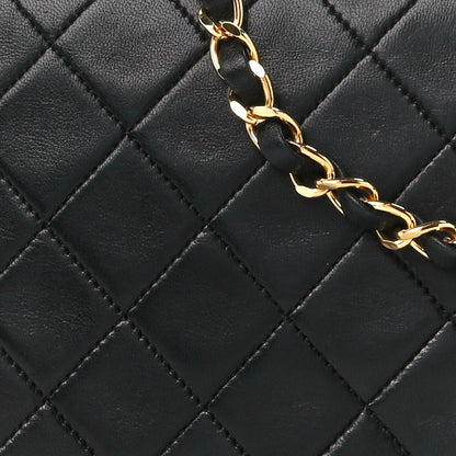 Chanel Lambskin Quilted Small Single Flap Black 10 of 12