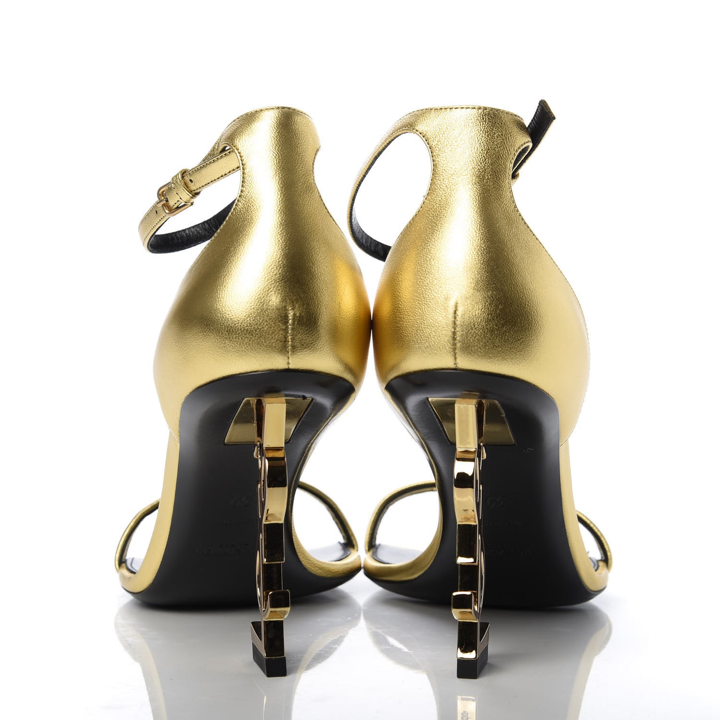 Calfskin Opyum Sandals 39 Oro
