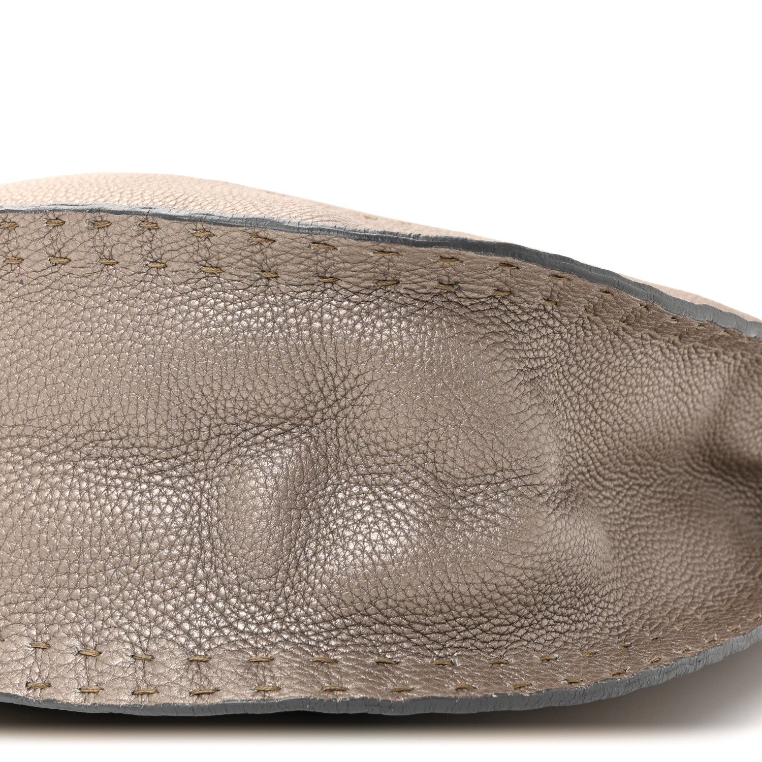 Fendi Cuoio Romano Selleria Hobo Peltro 9 of 9