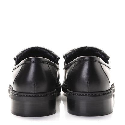 Chanel Lambskin Quilted CC Turnlock Loafers 40.5 Black 5 of 8
