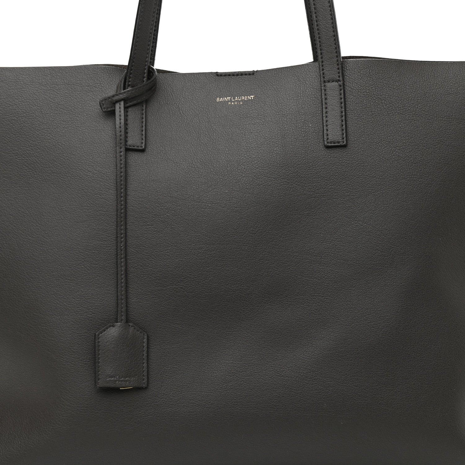 Saint Laurent Calfskin Large Shopping Tote Pebble 9 of 15