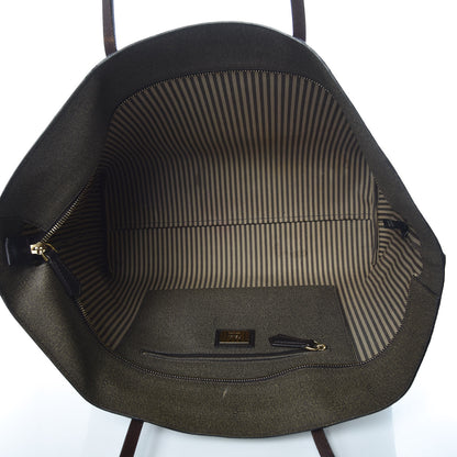 Fendi Zucca Spalmati Medium Roll Tote Tobacco Moro 5 of 15