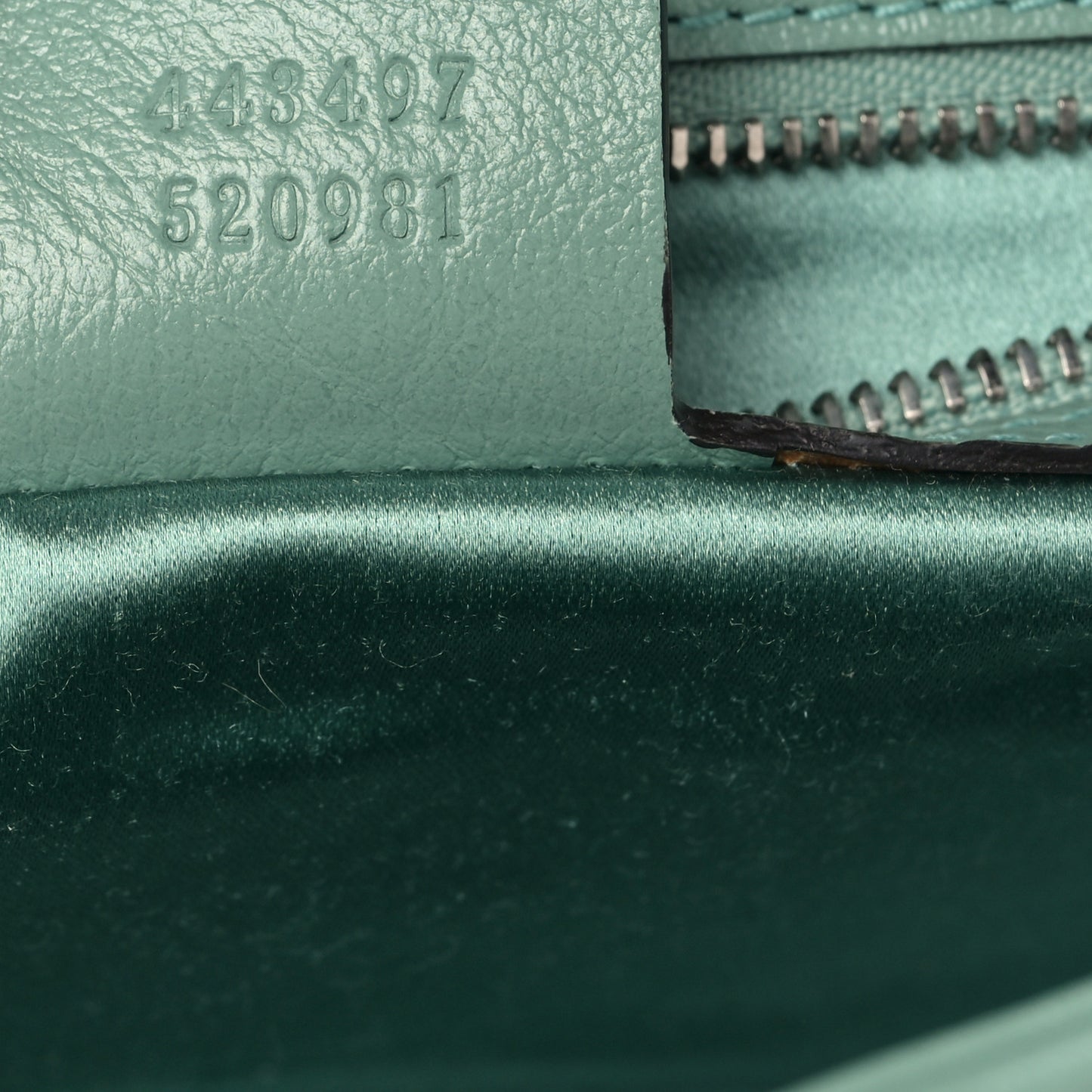 Sequin Matelasse Small GG Marmont Shoulder Bag Water Green Verde Chiaro Light Water Green