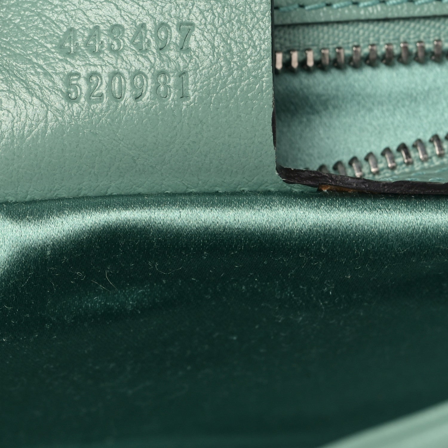 Gucci Sequin Matelasse Small GG Marmont Shoulder Bag Water Green Verde Chiaro Light Water Green 6 of 8