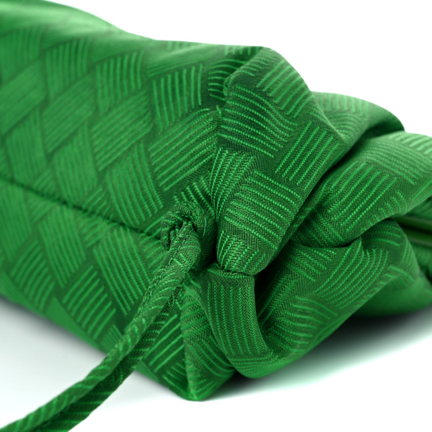 Bottega Veneta Nylon Jacquard Small The Point Triangle Bag Parakeet 9 of 9