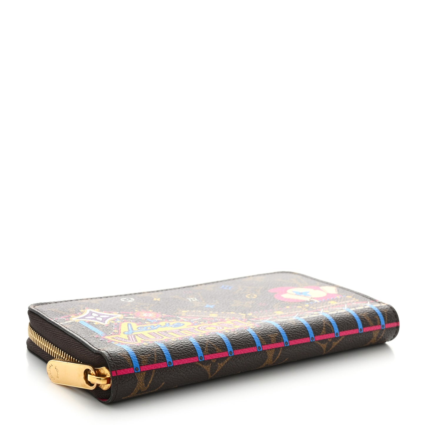 Monogram 2020 Christmas Animation Zippy Wallet Pivoine