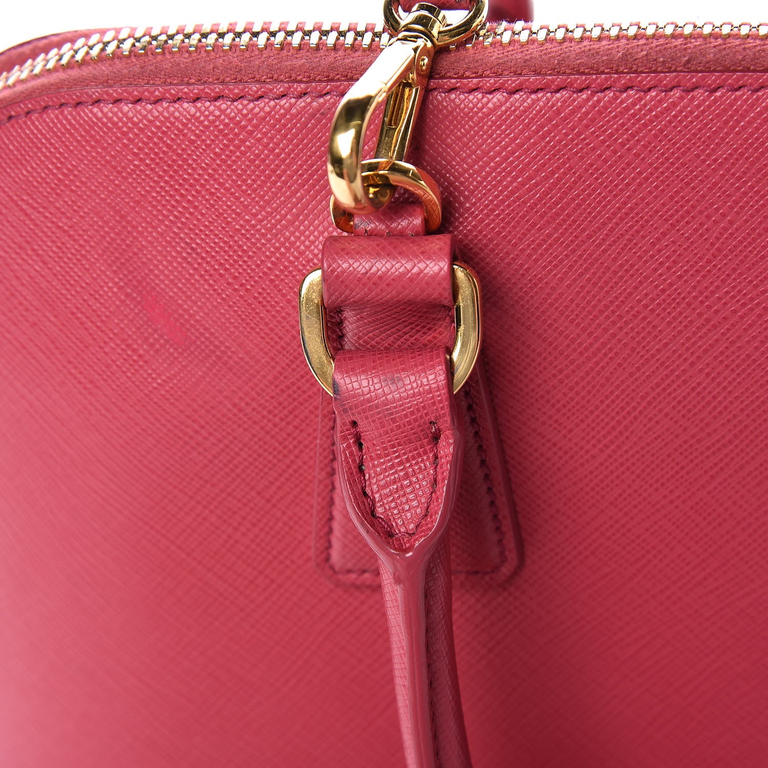 Prada Saffiano Lux Medium Promenade Tote Peonia 14 of 20