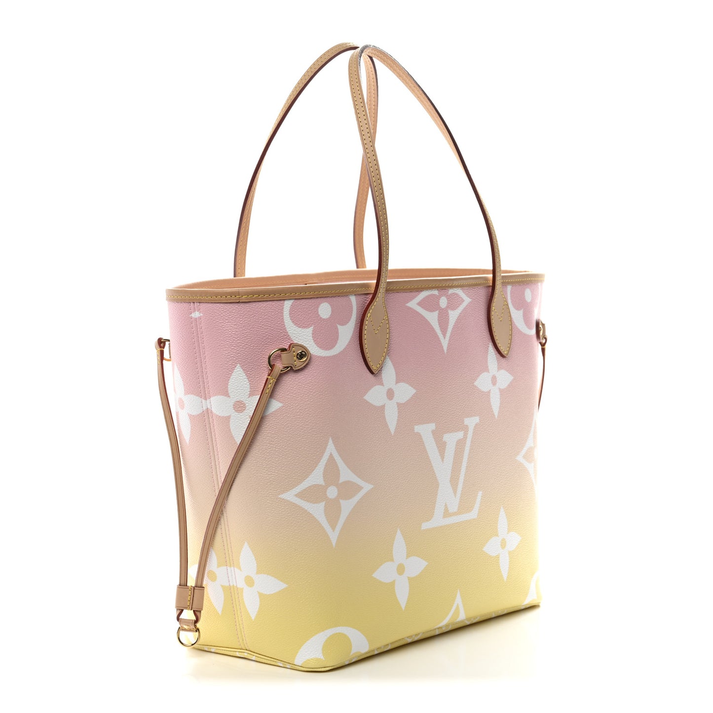 Monogram Giant By The Pool Neverfull MM Light Pink