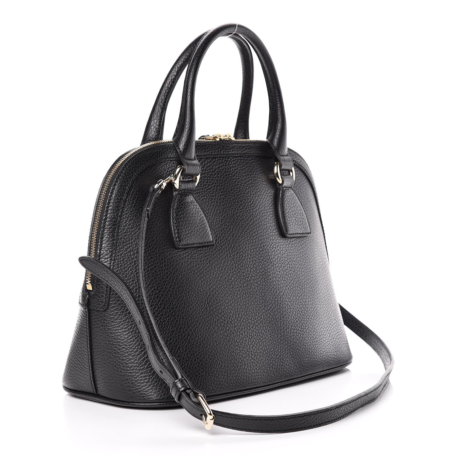 Gucci Dollar Calfskin Medium Dome Bag Black 4 of 14