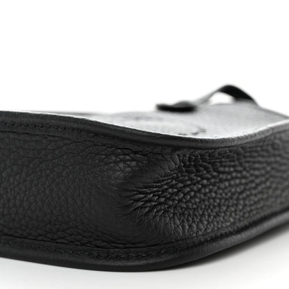 Hermes Taurillon Clemence Evelyne TPM Black 10 of 11